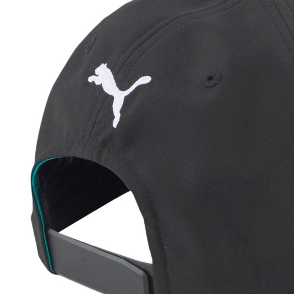 Gorra Puma MErcedes AMG Petronas Negra Visera Plana 