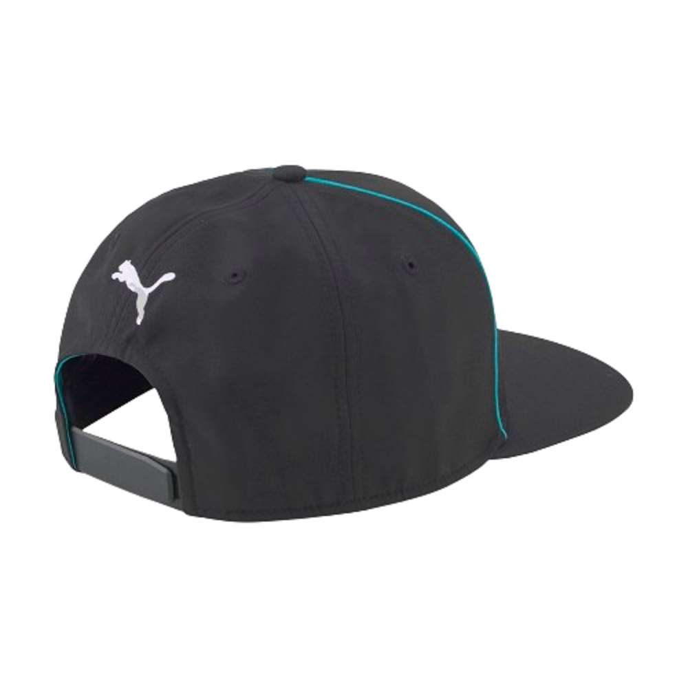 Gorra Puma MErcedes AMG Petronas Negra Visera Plana 