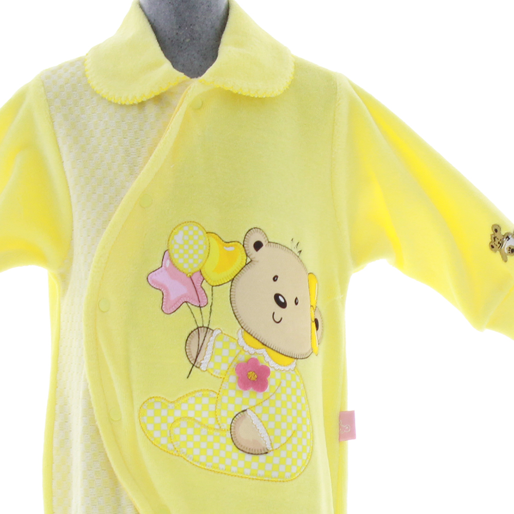 Mameluco para Bebé color Amarillo 3905 0 a 10 meses.