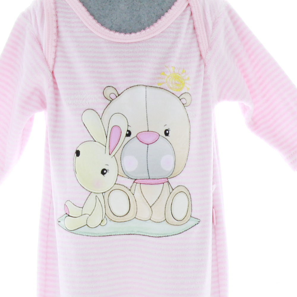 Mameluco para Bebé color Rosa 3888 0 a 10 meses.