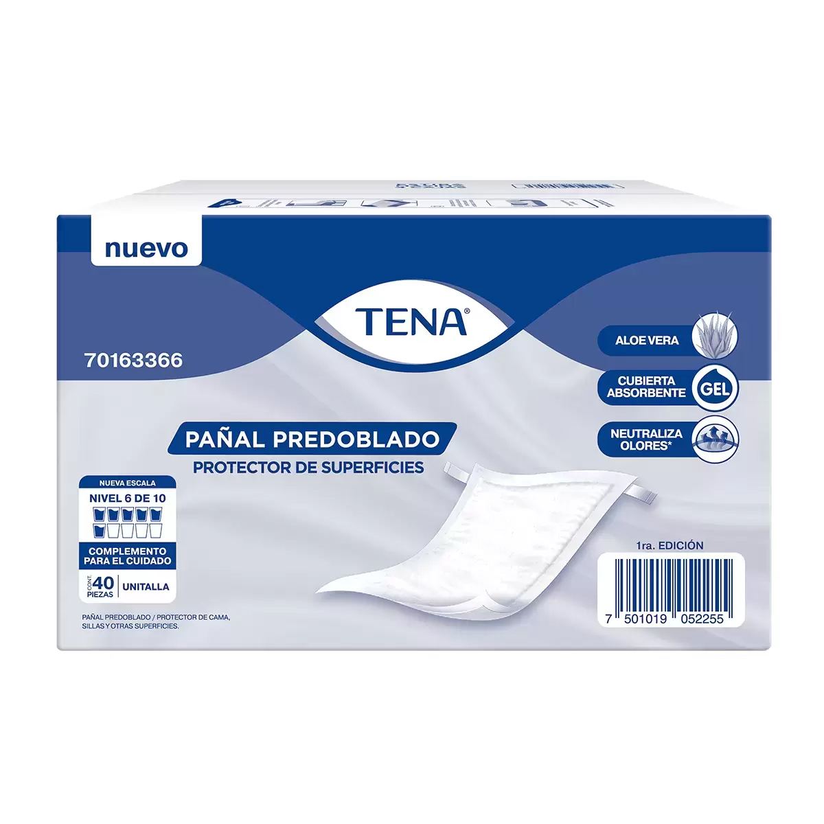 Pañal Predoblado Tena Protector De Cama 40pz