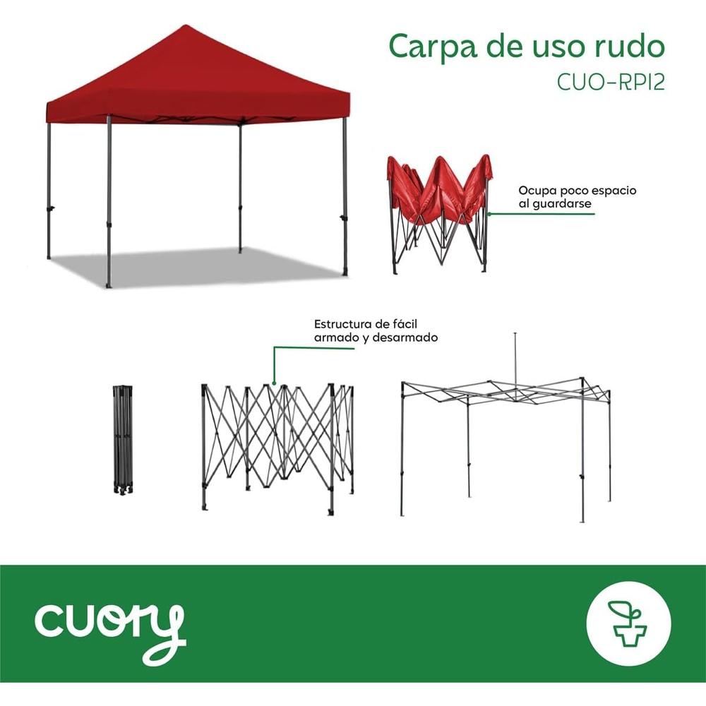CARPA TOLDO CUORY CUORPI2 REFORZADO 3X3 SIN PARED