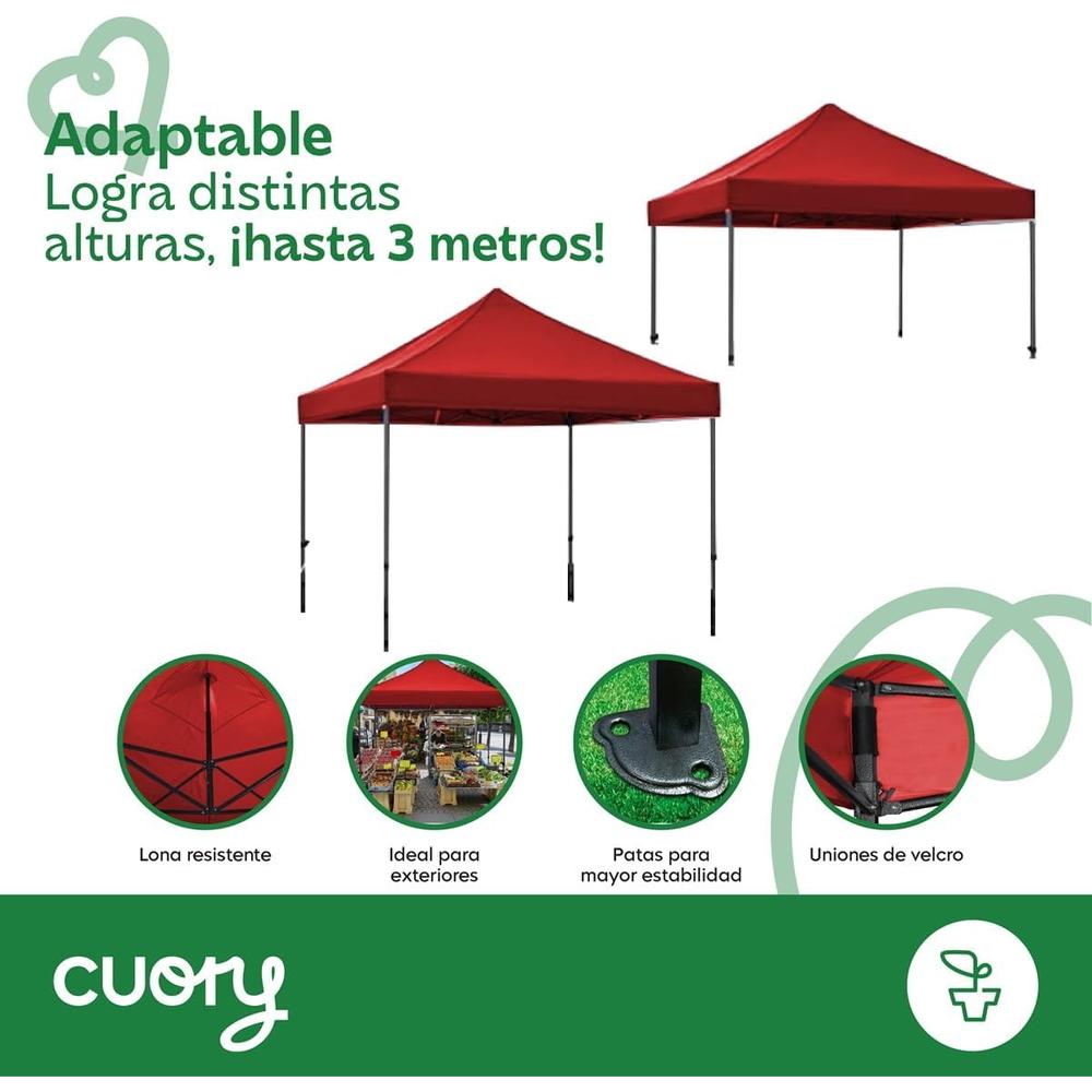 CARPA TOLDO CUORY CUORPI2 REFORZADO 3X3 SIN PARED
