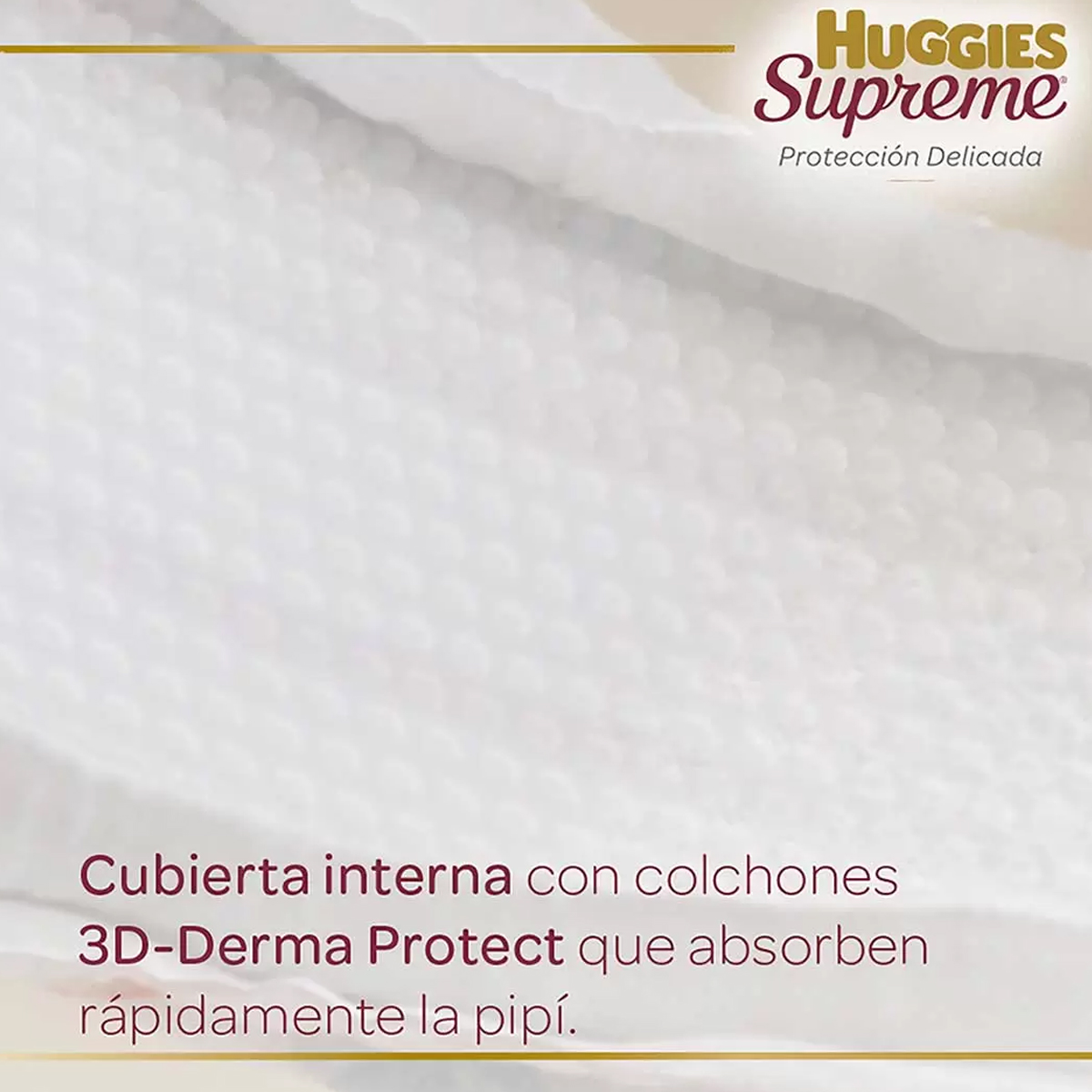 Pañales Huggies Supreme Platino Etapa 3 Unisex 120pz