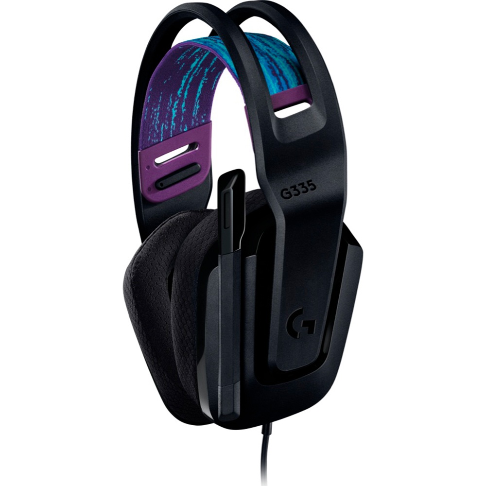 Audifonos Logitech G355 con Cable y Microfono para Juegos Color Negro