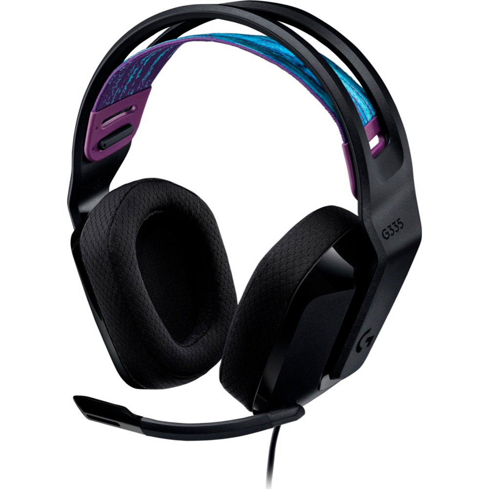 Audifonos Logitech G355 con Cable y Microfono para Juegos Color Negro