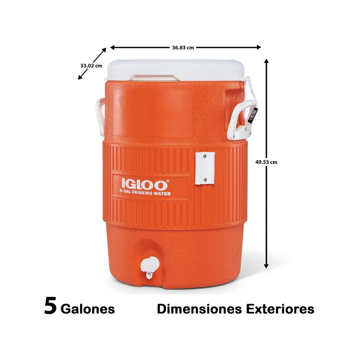 Termo Hielera Con Dispensador Igloo 5 Galones