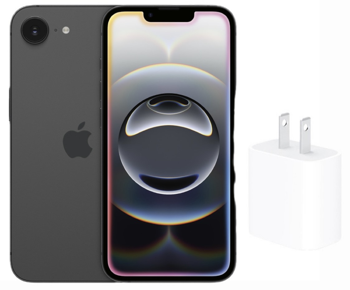 Apple iPhone 16e Negro Nuevo 128GB mas Cubo de Carga rápida