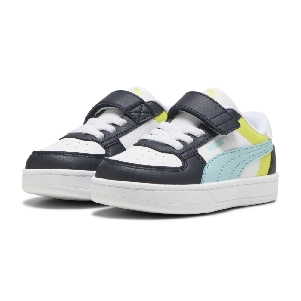 Tenis Puma de Bebe Caven 2.0 Block AC+INF Blanco-Niños 394463 12