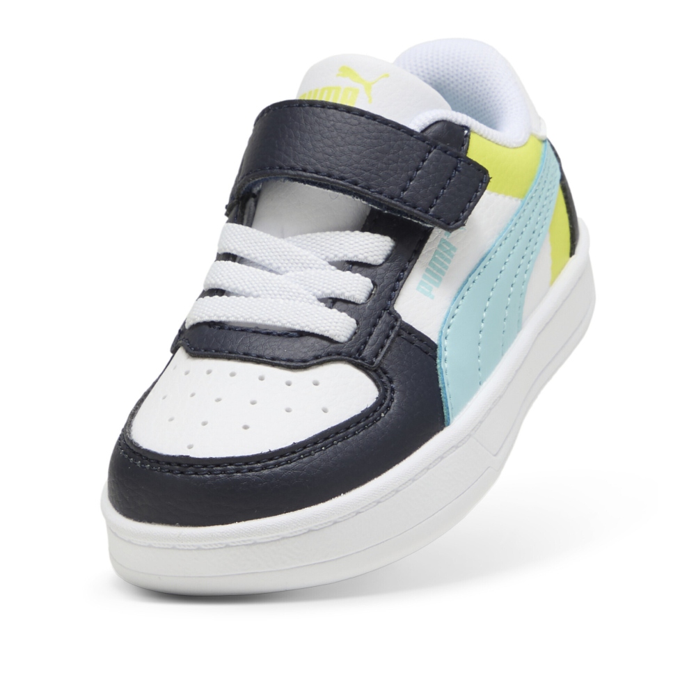 Tenis Puma de Bebe Caven 2.0 Block AC+INF Blanco-Niños 394463 12