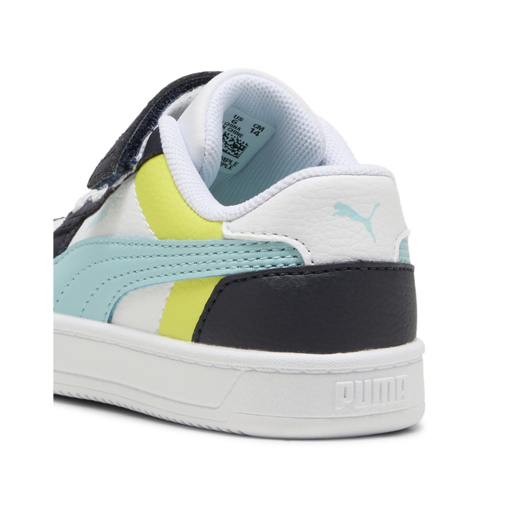 Tenis Puma de Bebe Caven 2.0 Block AC+INF Blanco-Niños 394463 12