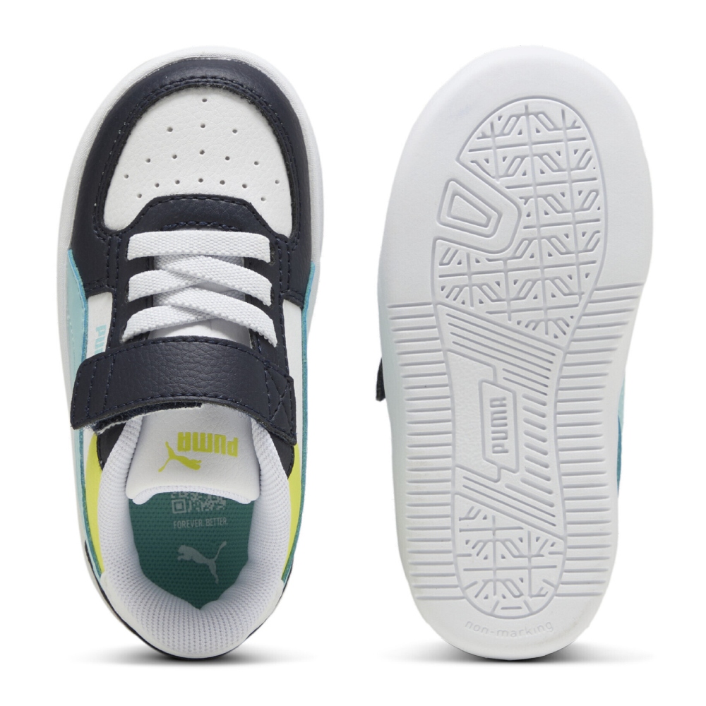 Tenis Puma de Bebe Caven 2.0 Block AC+INF Blanco-Niños 394463 12