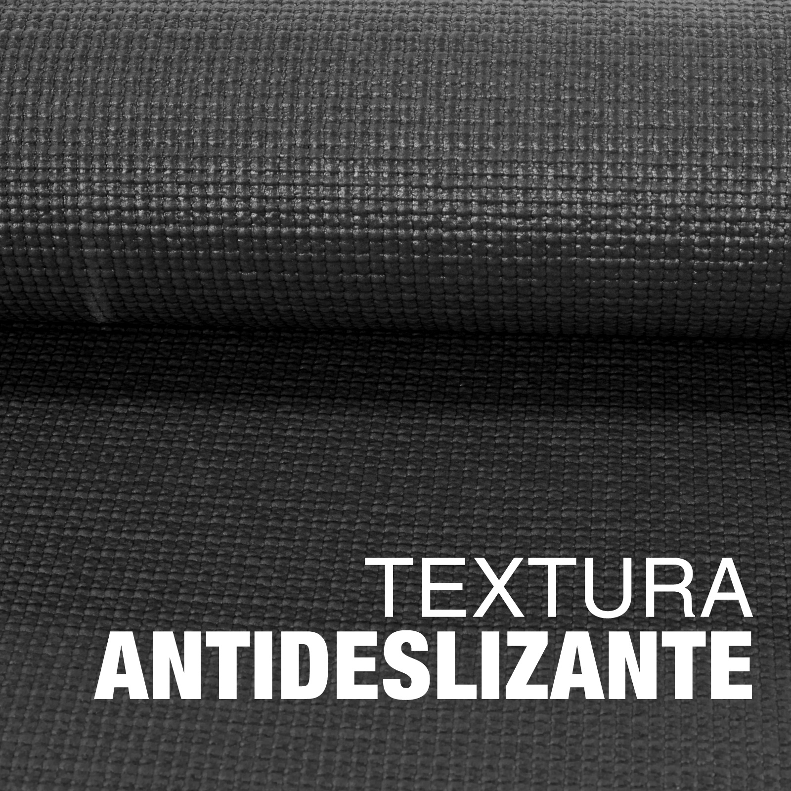 Tapete Yoga Ejercicio Altera Pilates Entrenamiento Fitness Color Negro