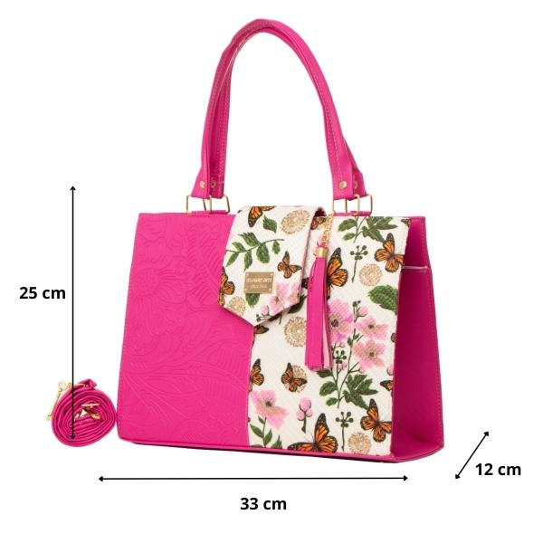 Bolso Yute Para Dama FANA Deva Color Buganvilia Fashions Adquiérela, M3907!!
