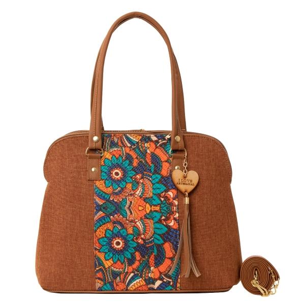 Bolso Yute De Mujer FANA Ember Color Camel Moderna Véndela, M3935!!