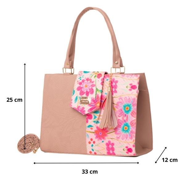 Bolso Yute De Mujer FANA Deva Color Maquillaje Bonita Vende, M3909!!