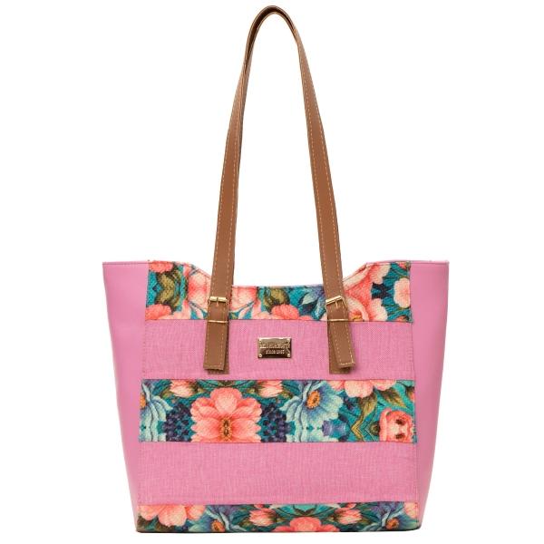 Bolso Yute Para Dama FANA Elio Color Rosa Premium Oferta, M3967!!