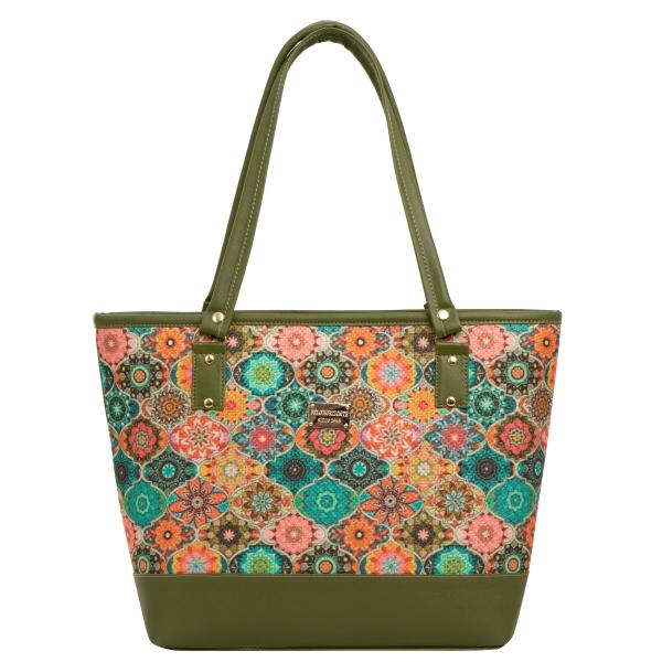 Bolso Yute De Mujer FANA Ethan Color Verde Olivo Especial Llévatela, M3963!!