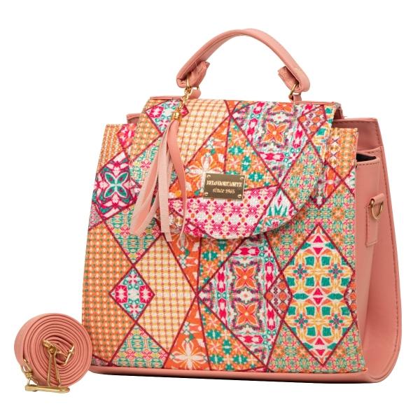 Bolsa Yute De Mujer FANA Emilia Color Piñon Reforzada Véndela, M3972!!