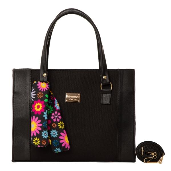 Bolso Yute Para Dama FANA Henri Color Negro Premium Es Para Ti, M4015!!