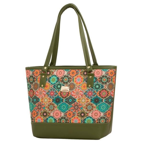 Bolso Yute De Mujer FANA Ethan Color Verde Olivo Especial Llévatela, M3963!!