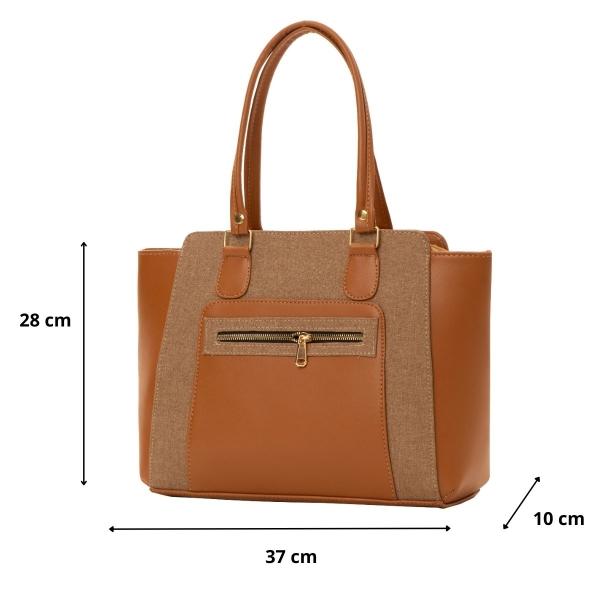 Bolso Yute De Mujer FANA Itzira Color Arena Precio Bajo Véndela, M4029!!