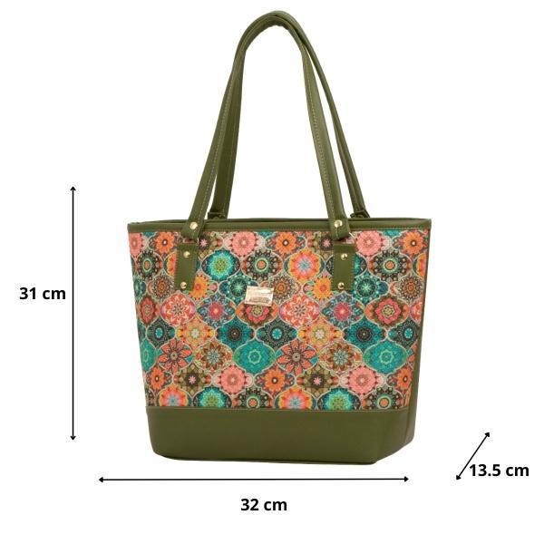 Bolso Yute De Mujer FANA Ethan Color Verde Olivo Especial Llévatela, M3963!!