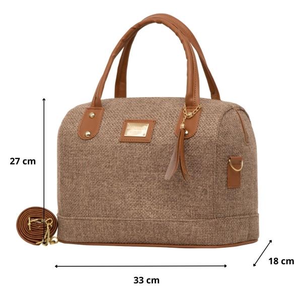 Bolsa Yute De Mujer FANA Jordin Color Camel Juvenil Adquiérela, M4032!!