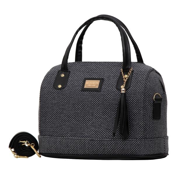 Bolso Yute De Mujer FANA Jordin Color Gris Premium Haz Reventa, M4031!!