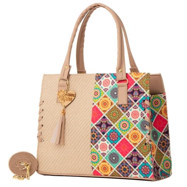 Bolso Yute De Mujer FANA Estrella Color Maquillaje Fina Haz Negocio, M3933!!