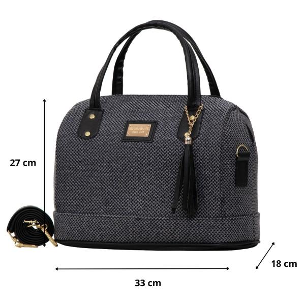 Bolso Yute De Mujer FANA Jordin Color Gris Premium Haz Reventa, M4031!!