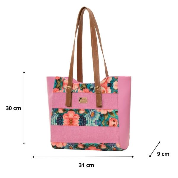 Bolso Yute Para Dama FANA Elio Color Rosa Premium Oferta, M3967!!