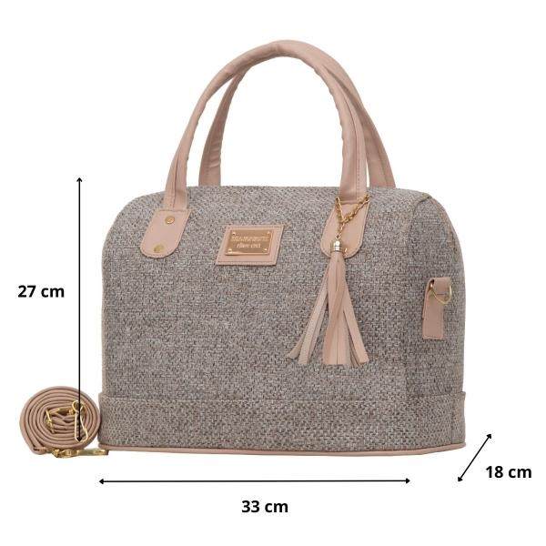 Bolso Yute Para Dama FANA Jordin Color Maquillaje De Oferta Aprovecha, M4033!!