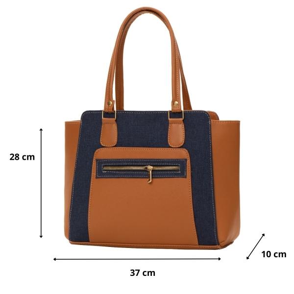 Bolso Yute De Mujer FANA Itzira Color Azul Marino Fina Llévatela, M4025!!