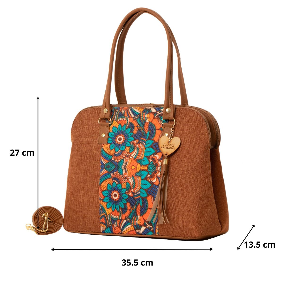 Bolso Yute De Mujer FANA Ember Color Camel Moderna Véndela, M3935!!