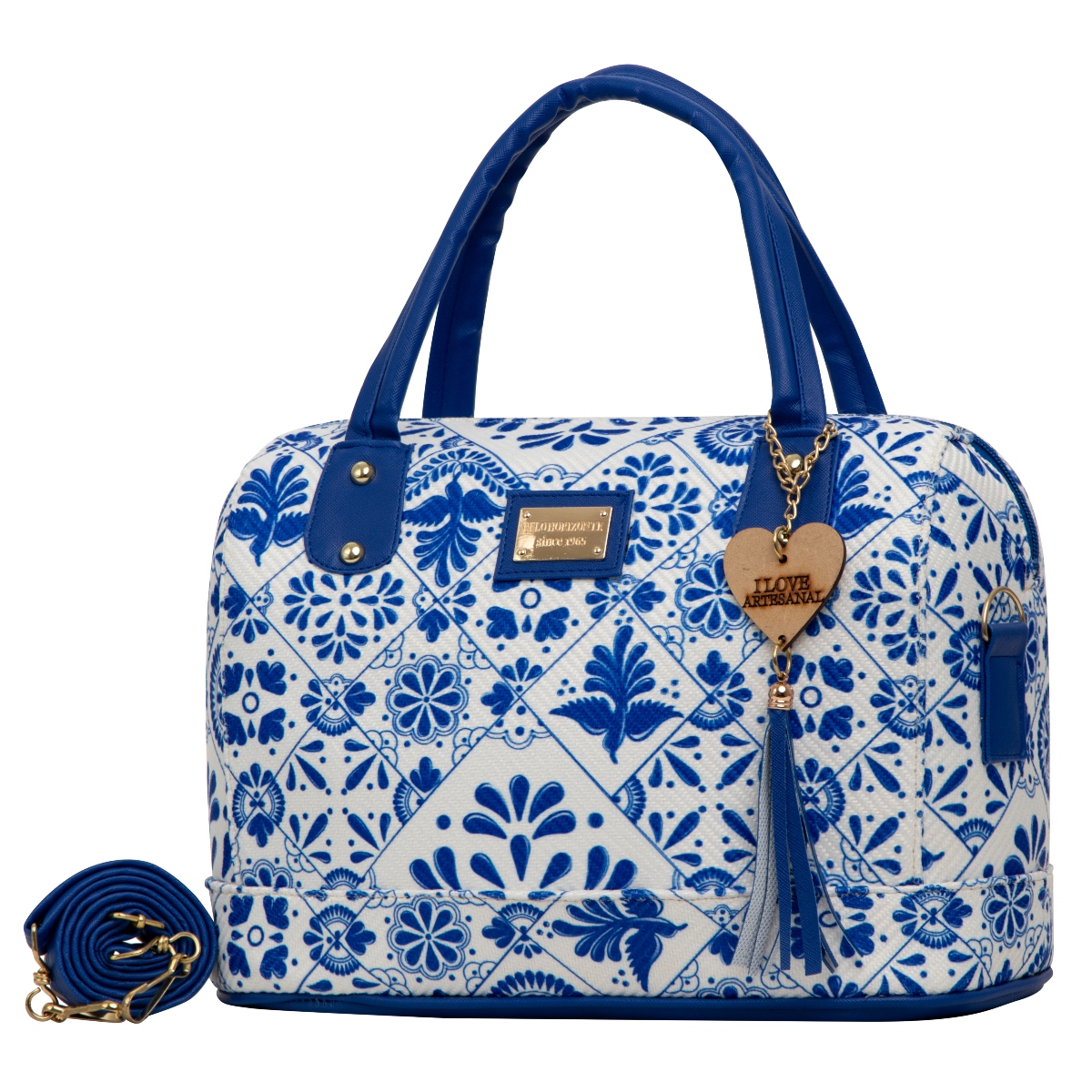 Bolso Yute De Mujer FANA Dariana Color Azul Fina Pruébala, M3911!!