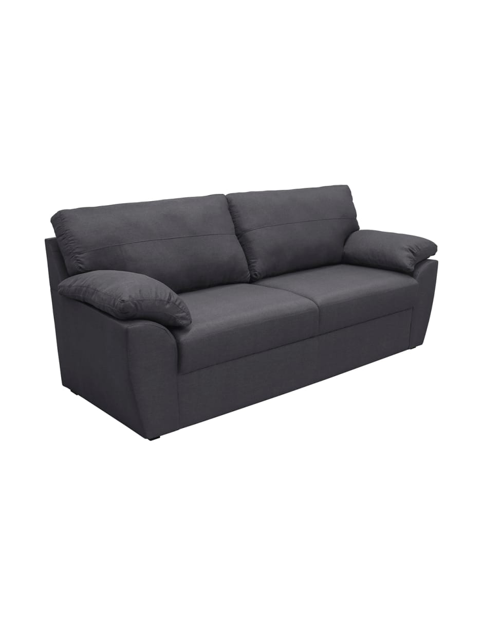 Set de Sofá 3 Plazas y Love Seat Sefora Tapizado Linato Color Gris