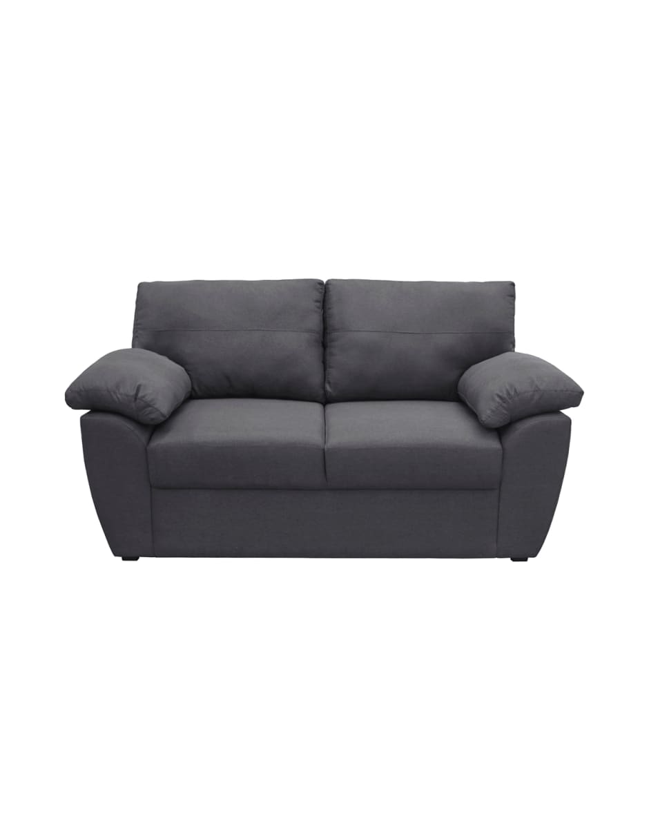 Set de Sofá 3 Plazas y Love Seat Sefora Tapizado Linato Color Gris