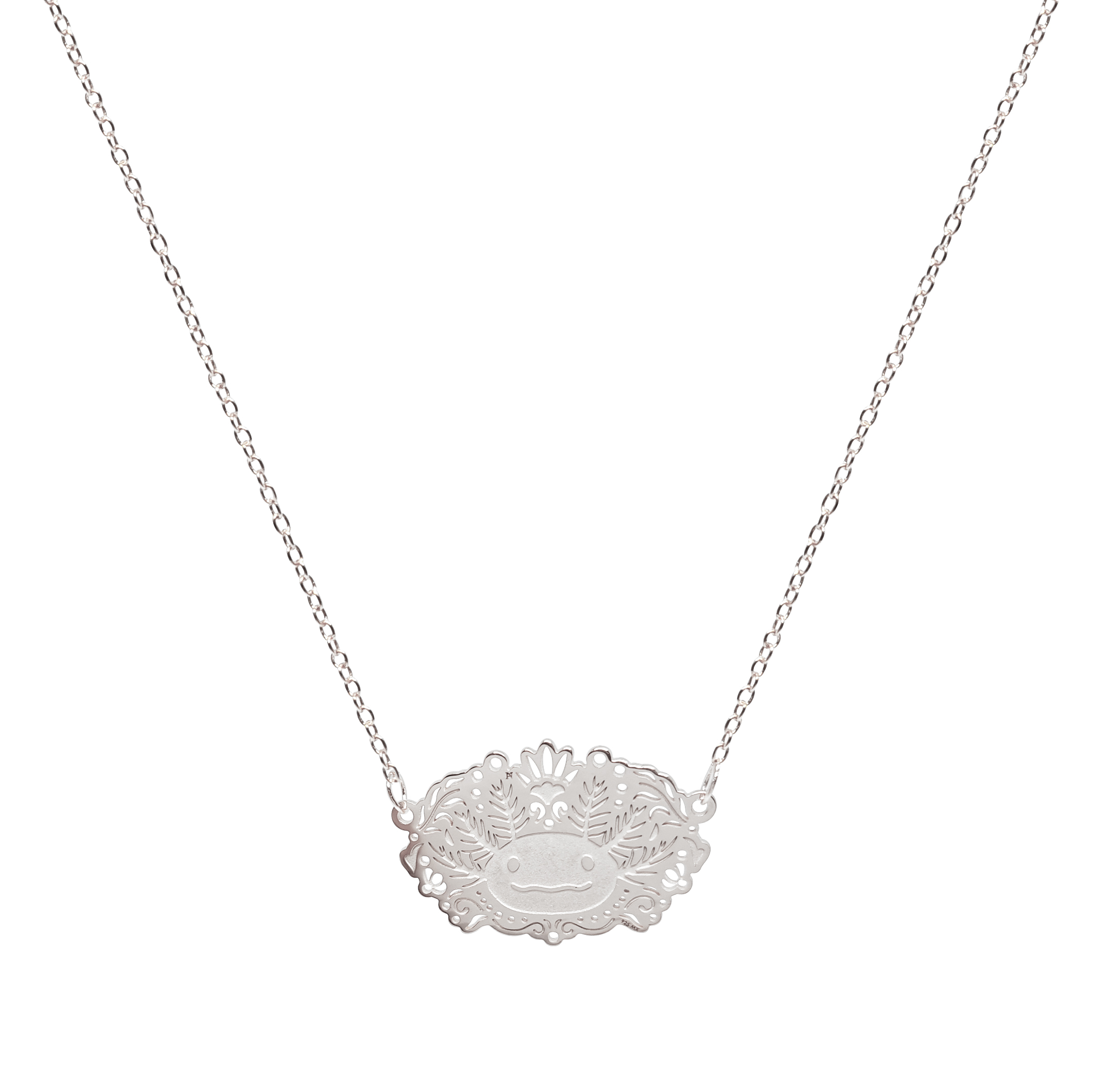 Collar Ajolote de Plata, Joyas para Mujer por Anante Joyeria.