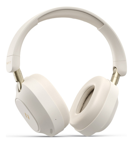 Audífonos Inalámbrico Cancelacion Ruido Gamer Diadema Bluetooth 5.4 Color Beige Havit LIFE NC01H