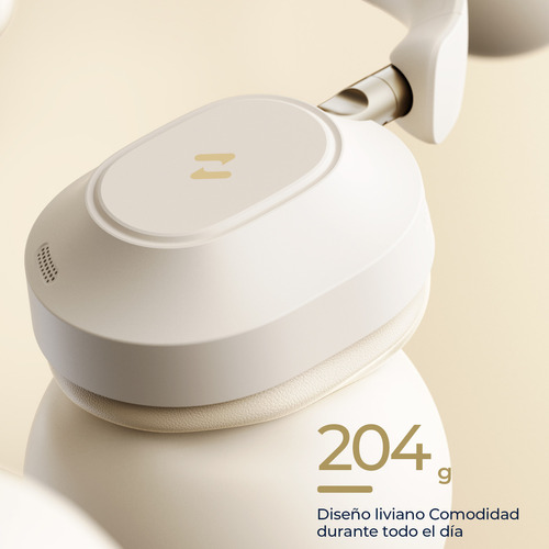 Audífonos Inalámbrico Cancelacion Ruido Gamer Diadema Bluetooth 5.4 Color Beige Havit LIFE NC01H