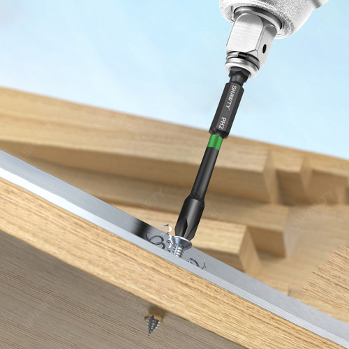 Llave De Impacto Eléctrica Inalámbrico Shawty 20V con 2 Baterías , Juego de Llaves de Impacto, Mandril de 1/4''，2400rpm，Pistola de Impacto con 320Nm Motor