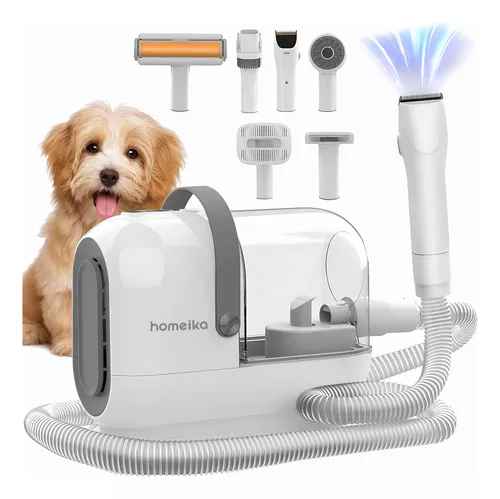 Kit De Aspiradora Y Rasuradora Aseo Para Perros Y Mascotas