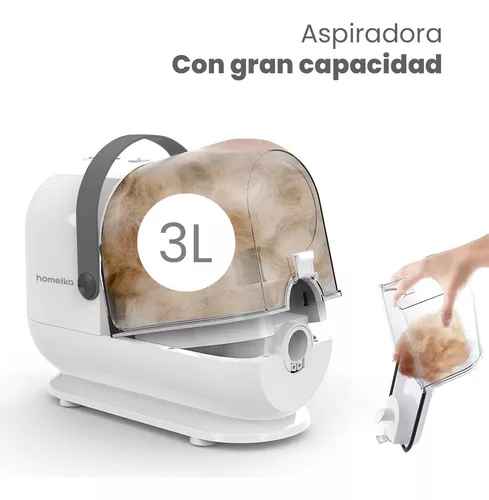 Kit De Aspiradora Y Rasuradora Aseo Para Perros Y Mascotas