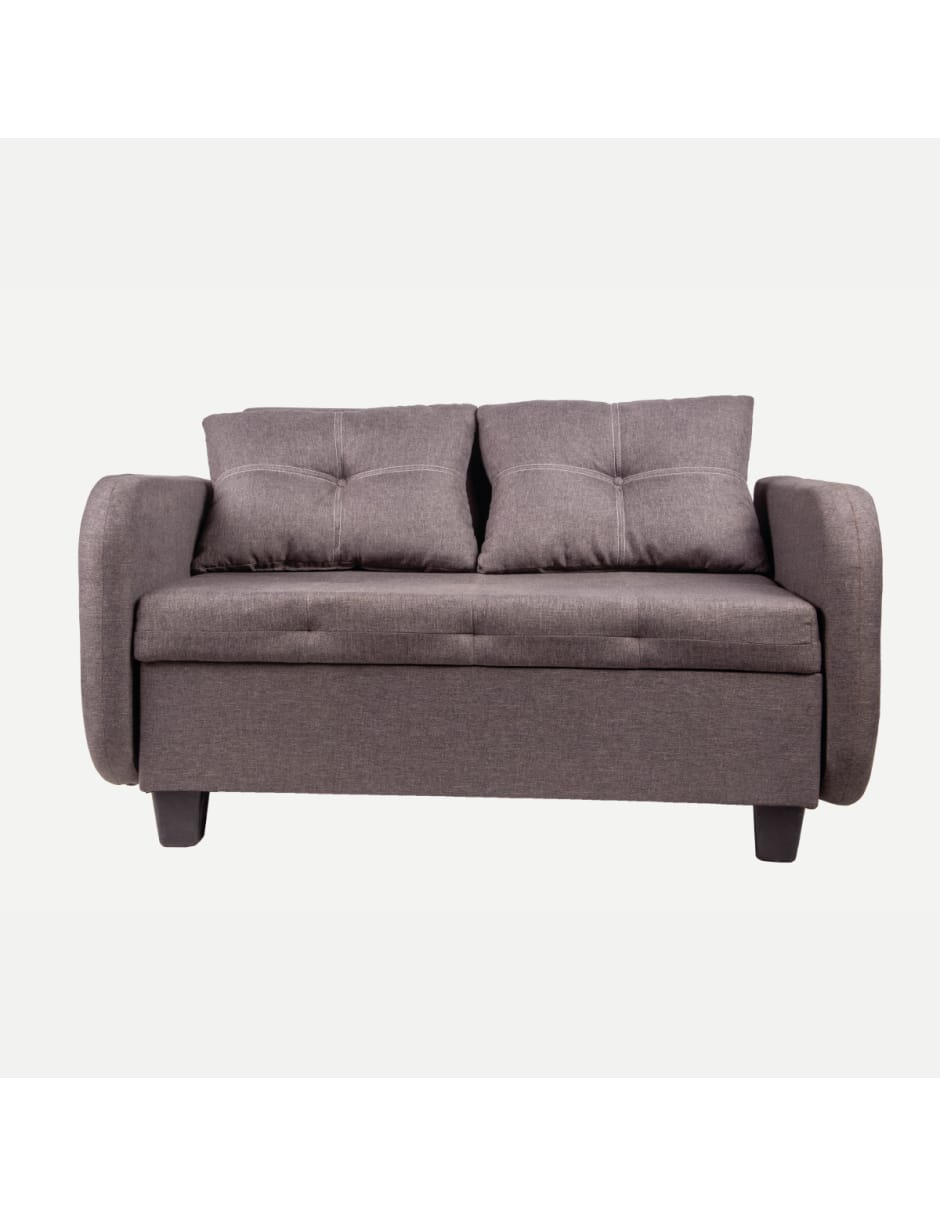 Sofá Love Seat 2 plazas Sevilla , Color Gris