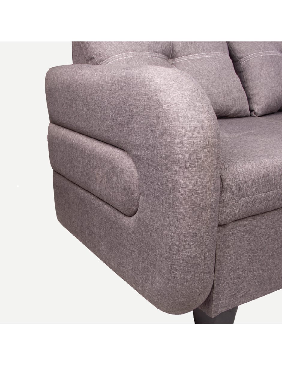 Sofá Love Seat 2 plazas Sevilla , Color Gris