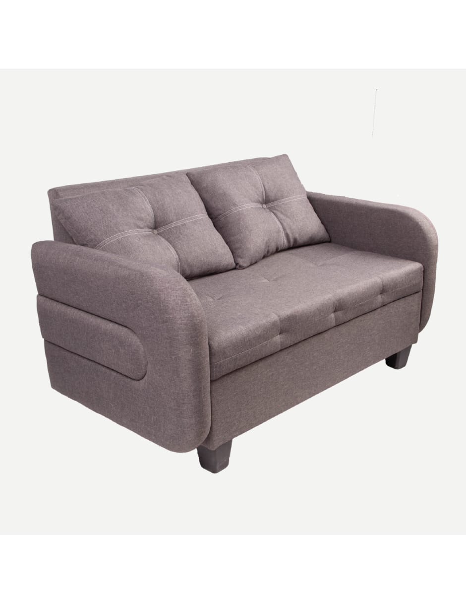 Sofá Love Seat 2 plazas Sevilla , Color Gris