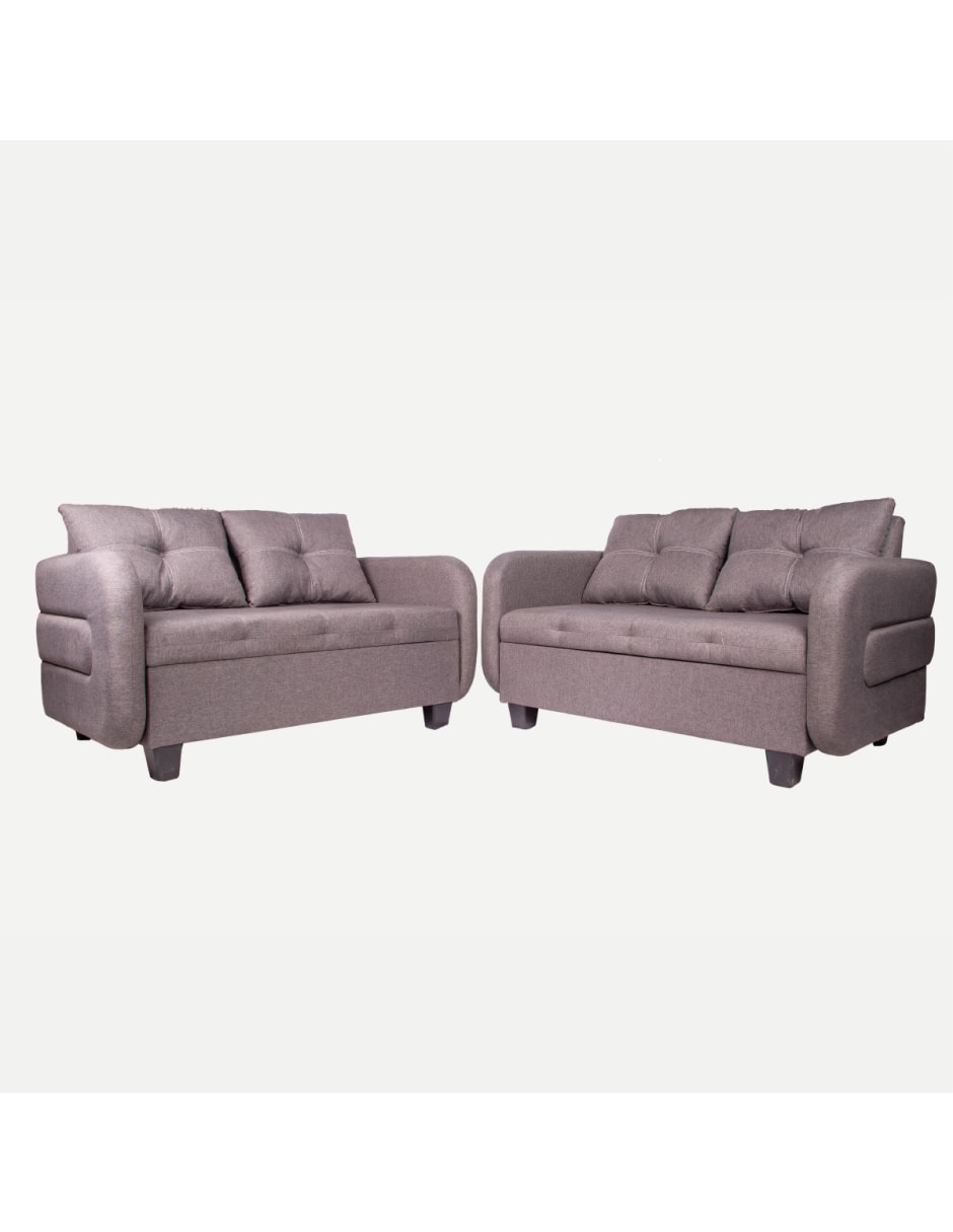 Set de 2 piezas Sala Love Seat Sevilla, Gris