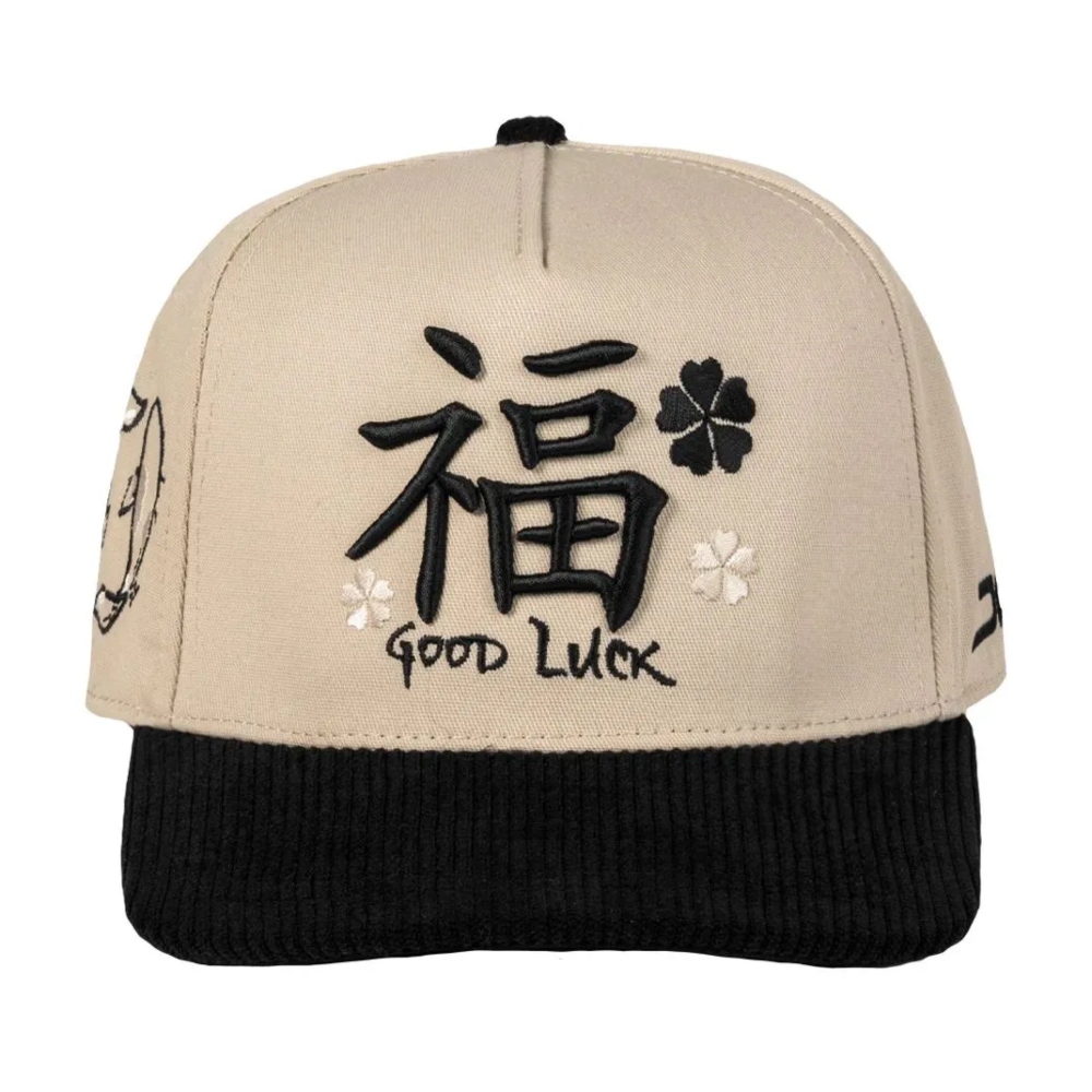Gorra JC Hats Good Luck Beige-Negro Unisex 003276