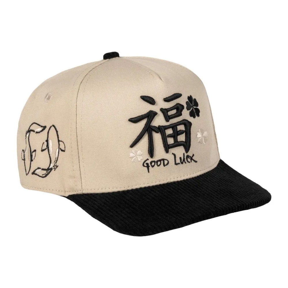 Gorra JC Hats Good Luck Beige-Negro Unisex 003276